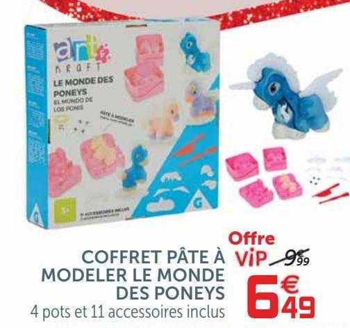 coffret pâte à modeler le monde des poneys