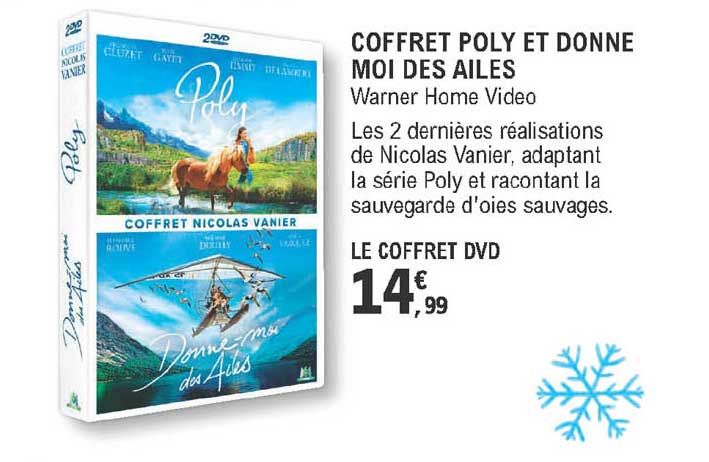 coffret poly et donne moi des ailes - warner home video