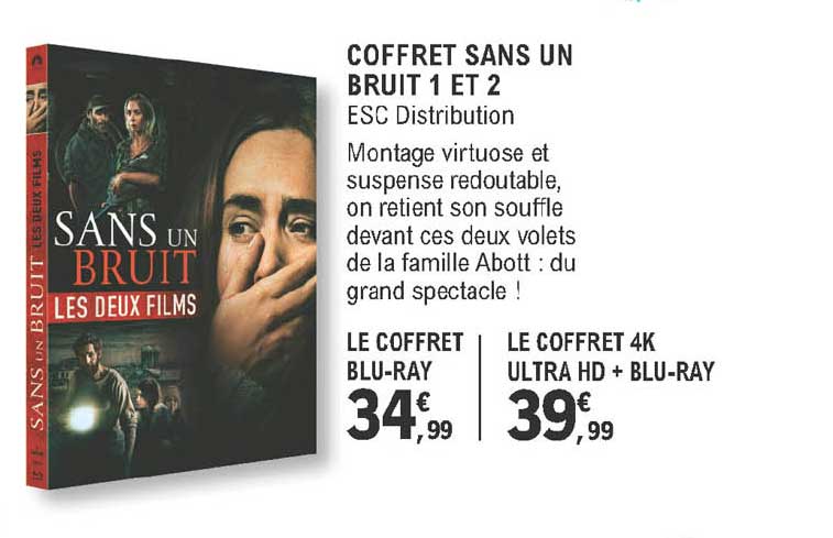 coffret sans un bruit 1 et 2