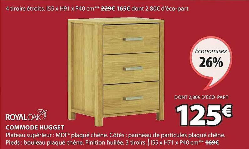Commode Hugget Royal Oak