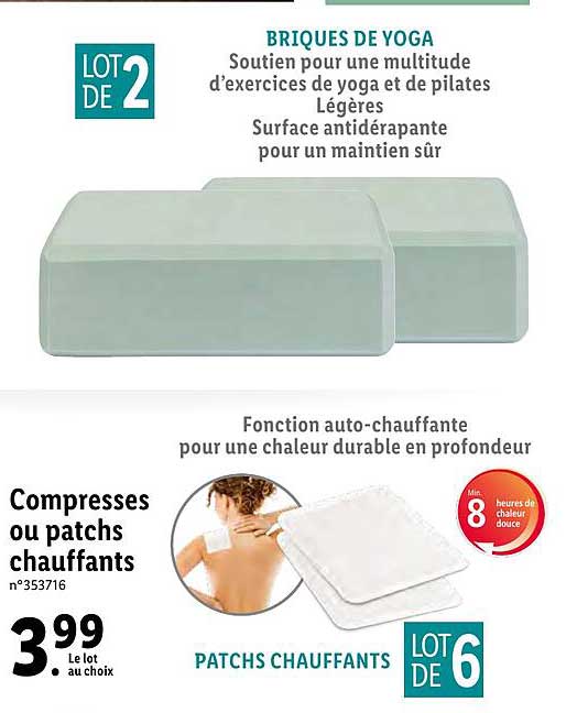 compresses ou patchs chauffants