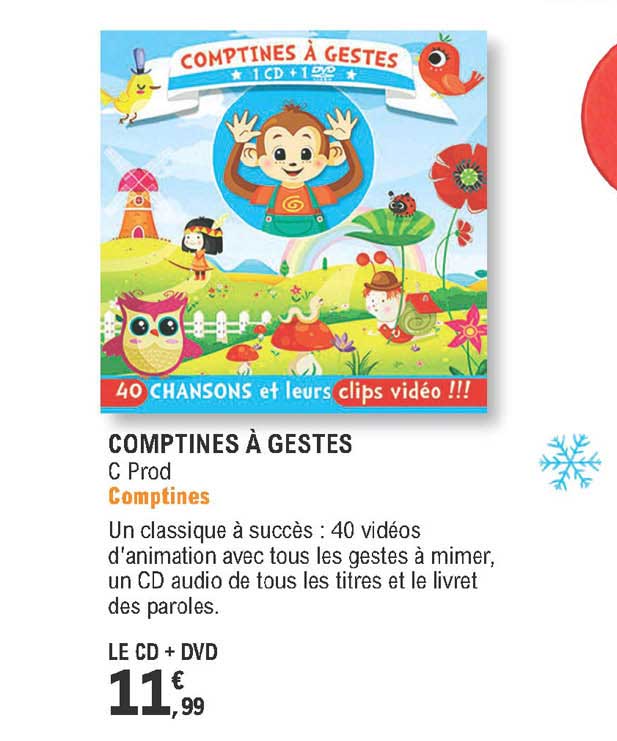 comptines à gestes - c prod - comptines
