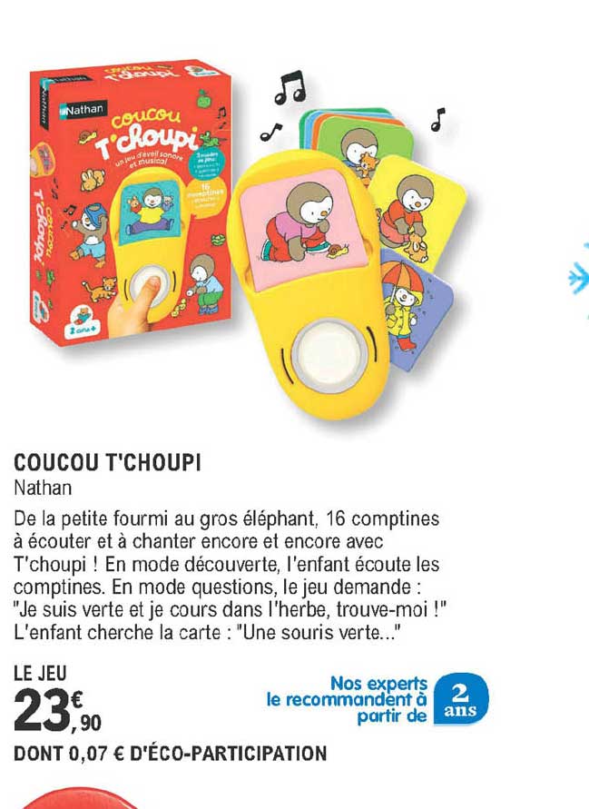 coucou t'choupi - nathan