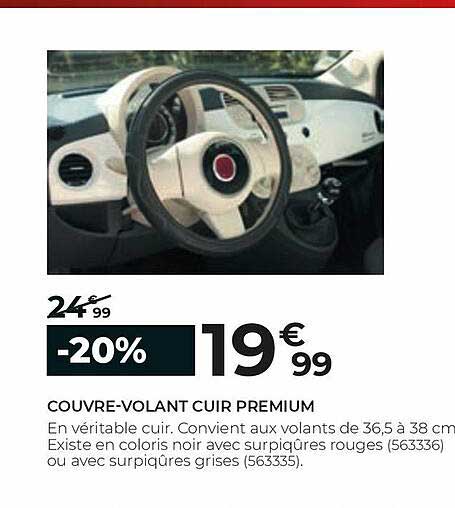 Couvre-volant Cuir Premium