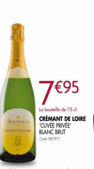 crémant de loire "cuvée privée" blanc brut