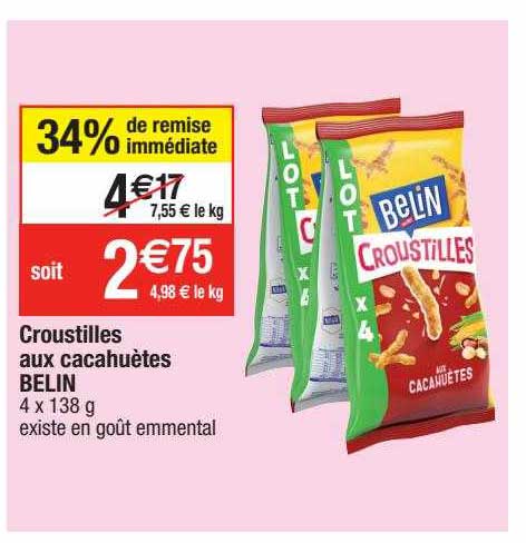 Croustilles Aux Cacahuètes Belin