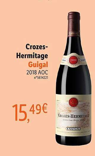 crozes-hermitage guigal 2018 aoc