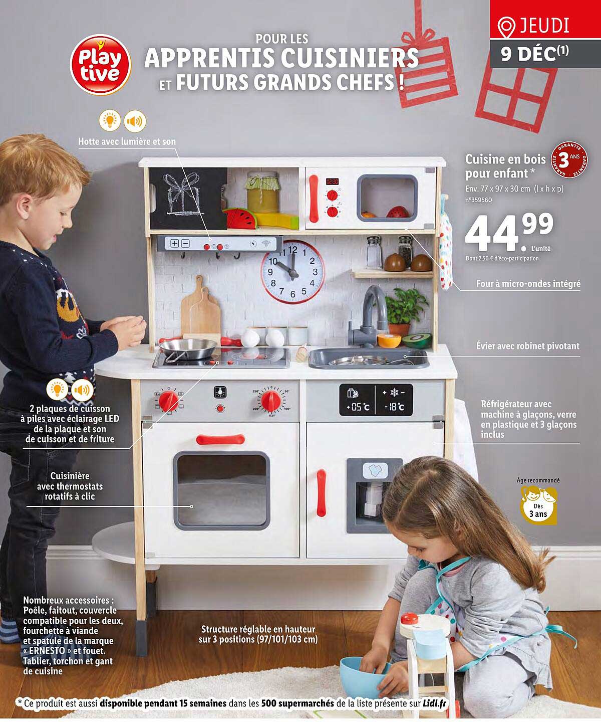 Cuisine En Bois Pour Enfant Playtive