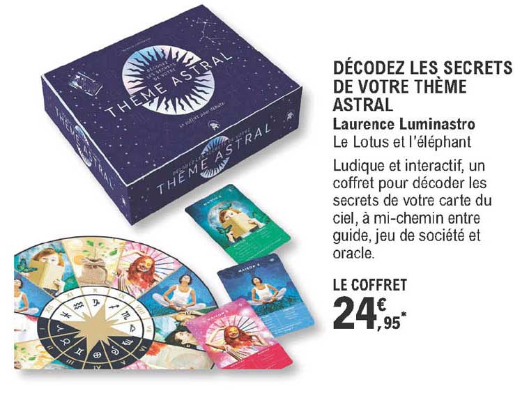 décodez les secrets de votre thème astral - laurence luminastro