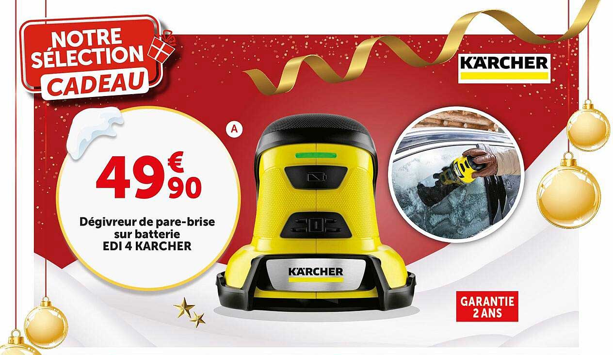 dégivreur de pare-brise sur batterie edi 4 kärcher