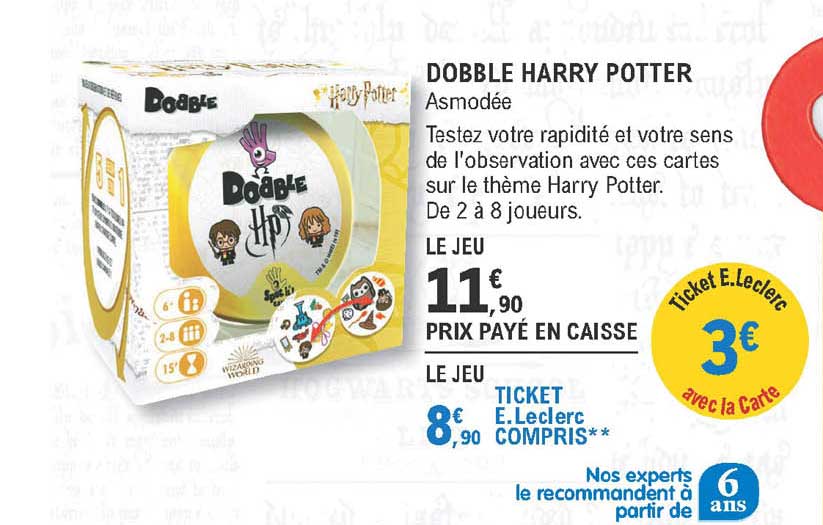 dobble harry potter - asmodée