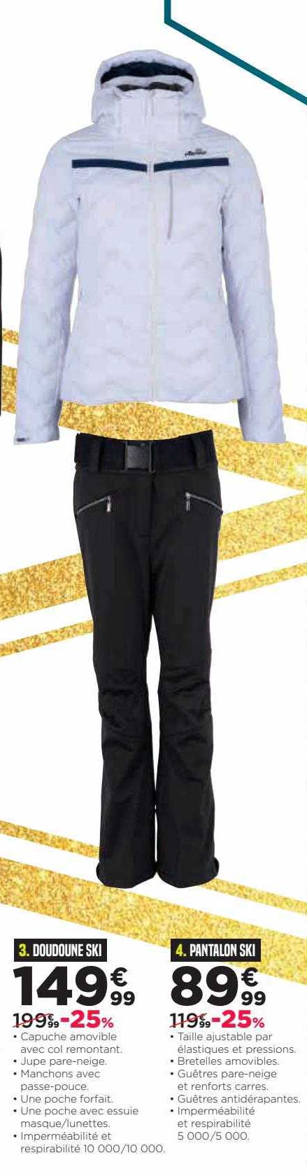 doudoune ski, pantalon ski