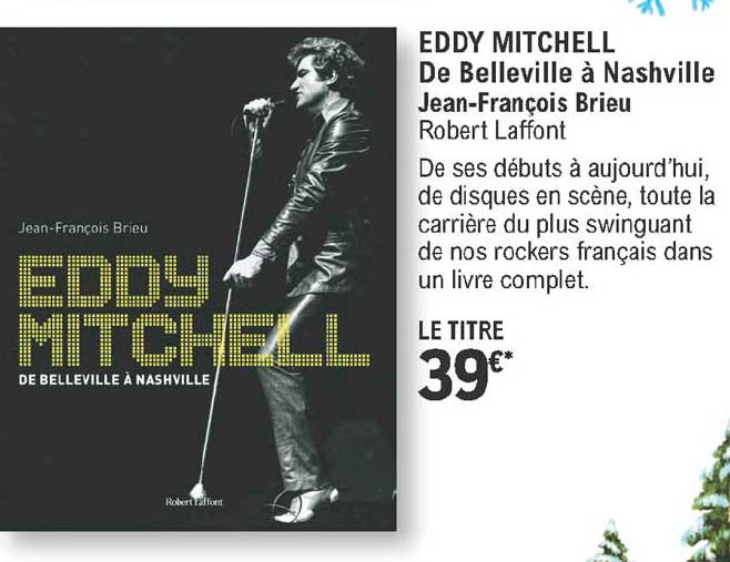 Eddy Mitchell - De Belleville à Nashville - Jean-françois Brieu