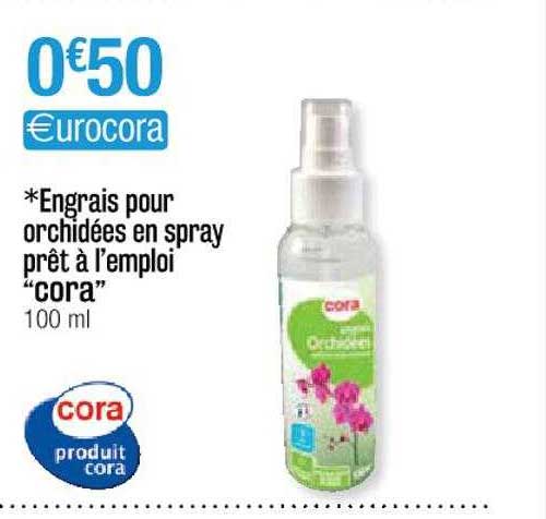 engrais pour orchidées en spray prêt à l'emploi "cora"