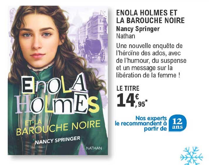 enola holmes et la barouche noire - nancy springer