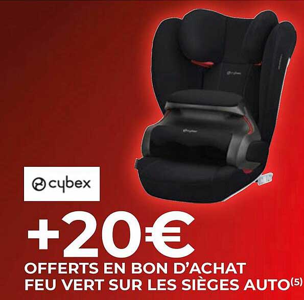 feu vert sur les sièges auto