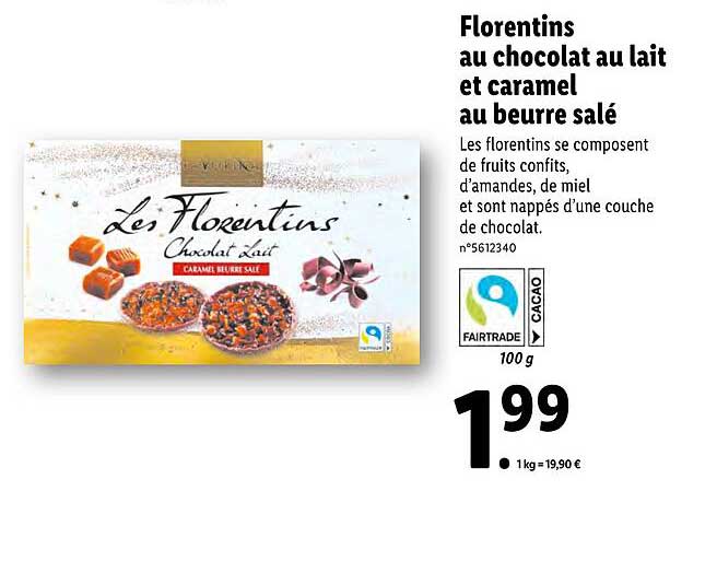 florentins au chocolat au lait et caramel au beurre salé