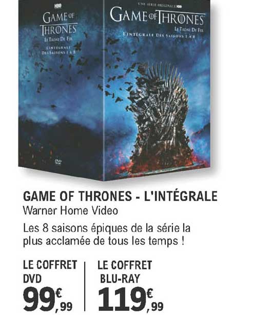 game of thrones - l'intégrale