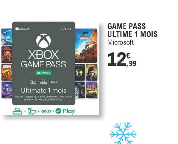 game pass ultime 1 mois