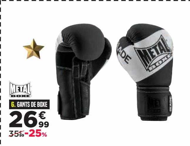 gants de boxe metal boxe