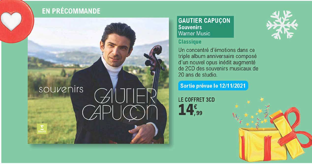 gautier capuçon - souvenirs