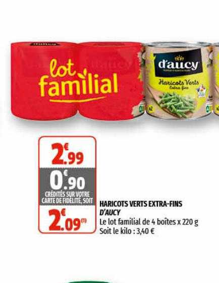 Haricots Verts Extra-fins D'aucy