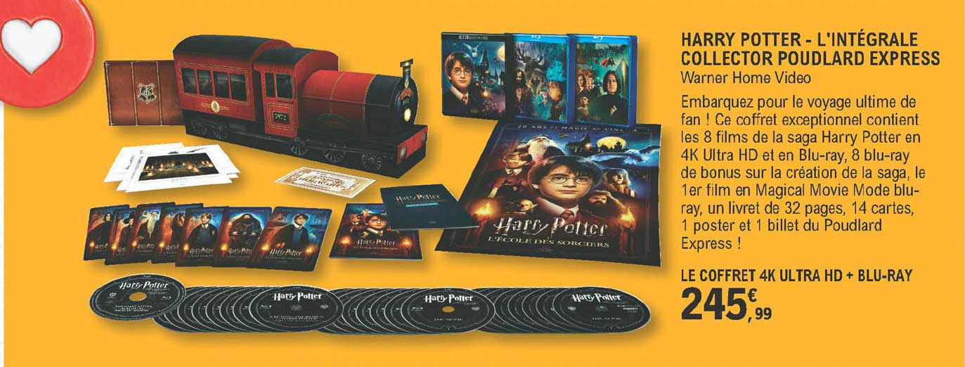 harry potter - l'intégrale collector poudlard express - warner home video