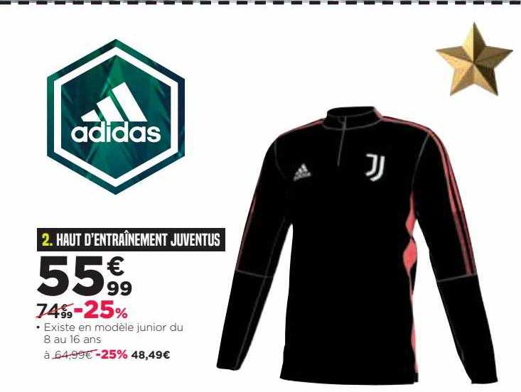 haut d'entraînement juventus adidas