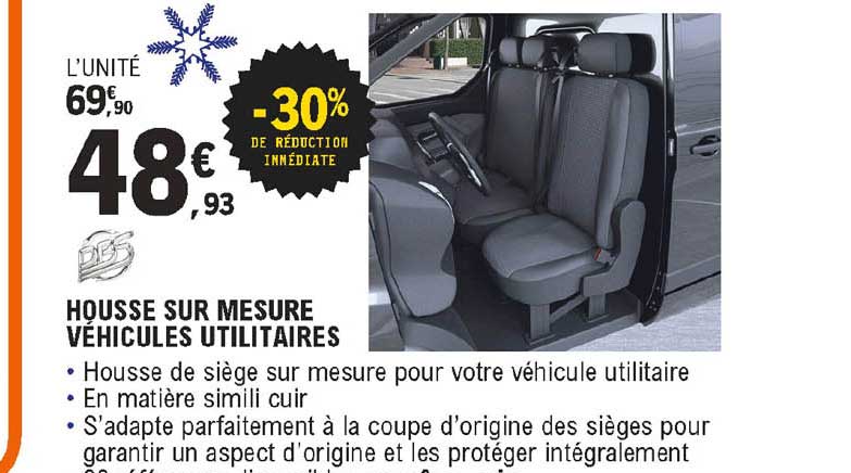 housse sur mesure véhicules utilitaires