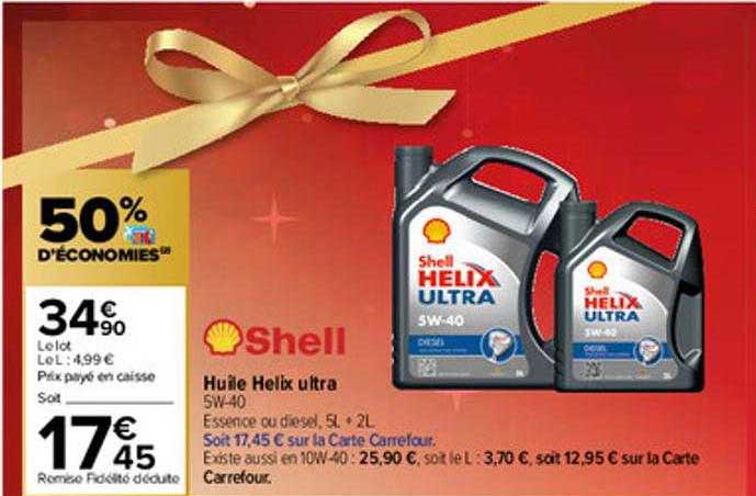 huile helix ultra shell