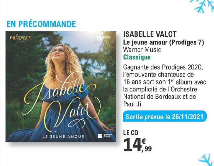 isabelle valot - le jeune amour (prodiges 7)