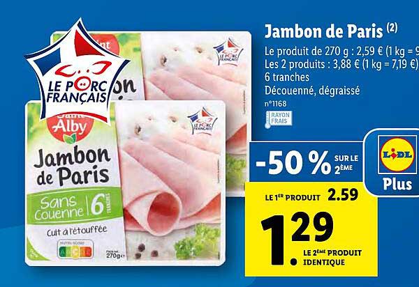 jambon de paris saint alby