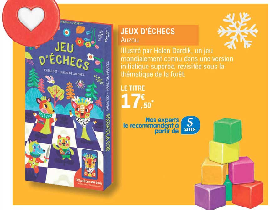 jeux d'échecs auzou