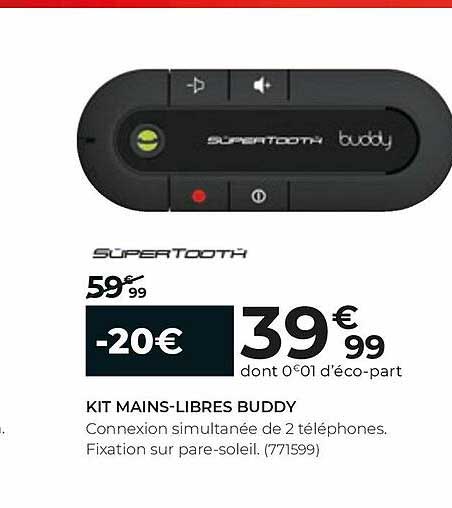 kit mains-libres buddy super tooth