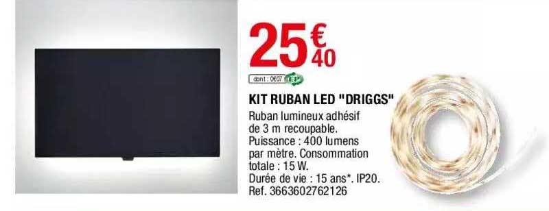 Kit Ruban Led "driggs"