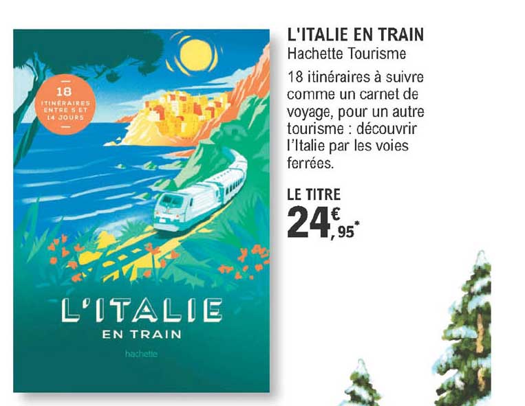 l'italie en train - hachette tourisme