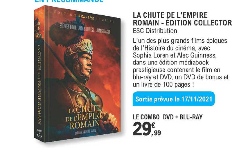 la chute de l'empire romain - édition collector