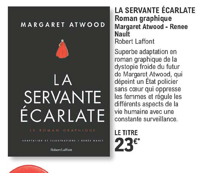 la servante écarlate - roman graphique - margaret atwood - renée nault