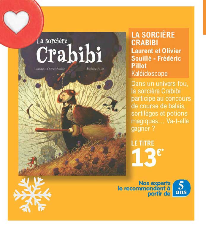 la sorcière crabibi - laurent et olivier souillé - frédéric pillot