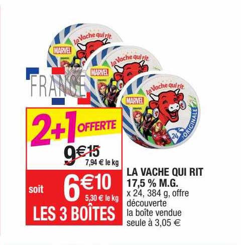 la vache qui rit 17,5% m.g.