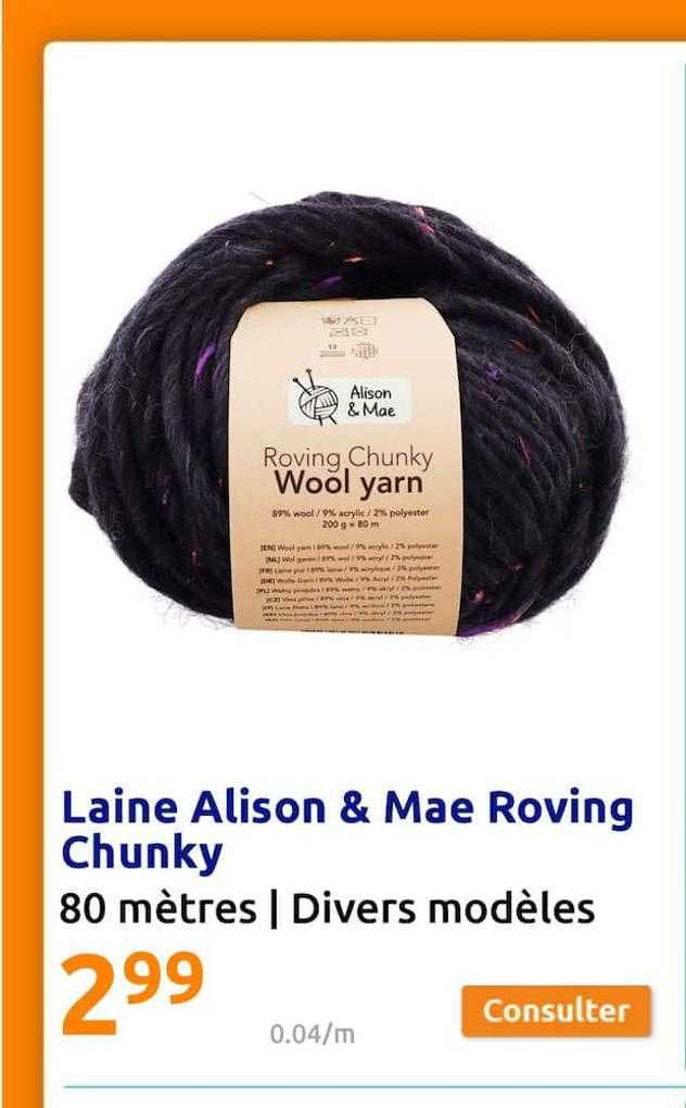 laine alison & mae roving chunky