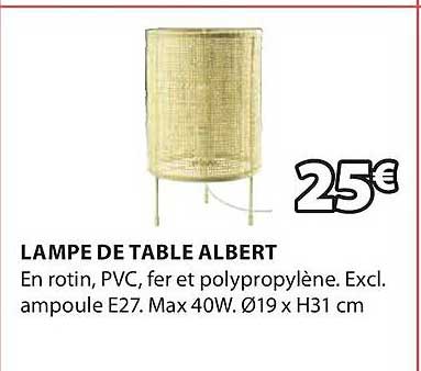 lampe de table albert