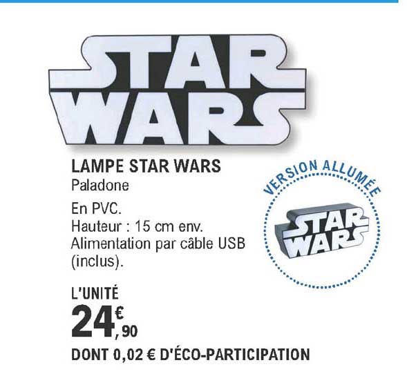 lampe star wars paladone