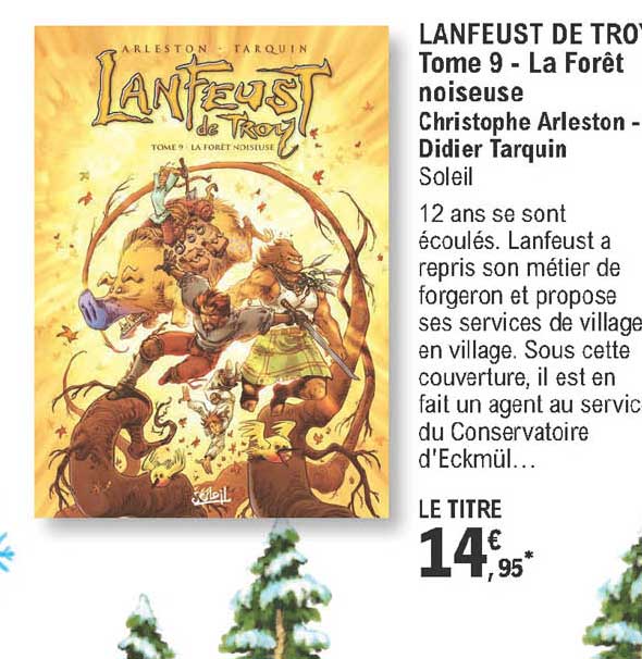 lanfeust de troy tome 9 - la forêt noiseuse - christophe arleston - didier tarquin