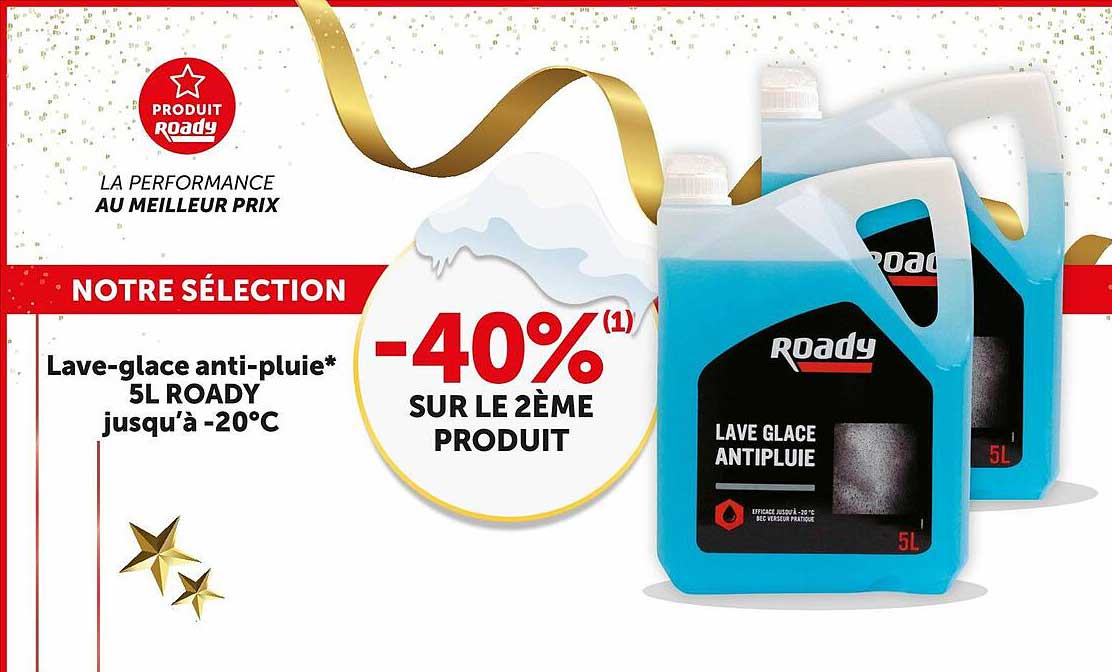 lave-glace anti-pluie 5l roady