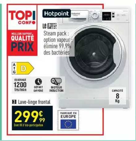 lave-linge frontal hotpoint