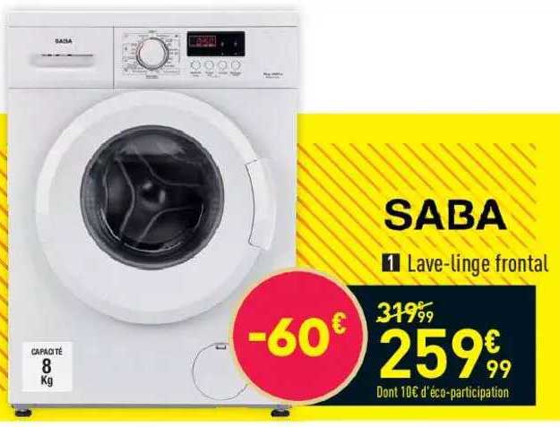 lave-linge frontal saba