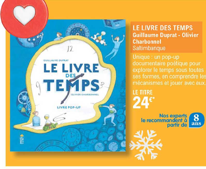 le livre des temps - guillaume duprat - olivier charbonnel