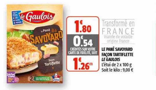le pané savoyard façon tartiflette le gaulois