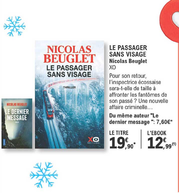 le passager sans visage - nicolas beuglet